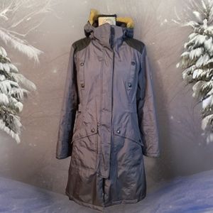 CB Sports Black Long Ski Jacket Mountain Expedition
